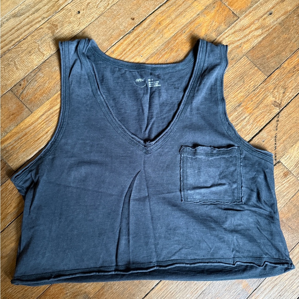 Casual Gray aerie Tank Top XS